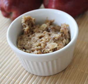 Microwave Apple Crisp