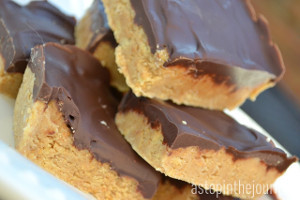 No Bake Chocolate Peanut Butter Bars