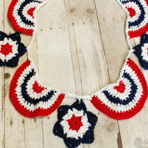 Patriotic Bunting Crochet Pattern