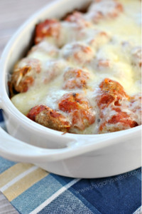 Meatball Parmesan Casserole