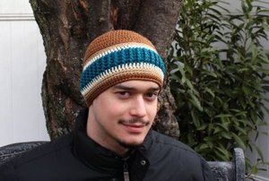 Aurora Borealis Crocheted Hat