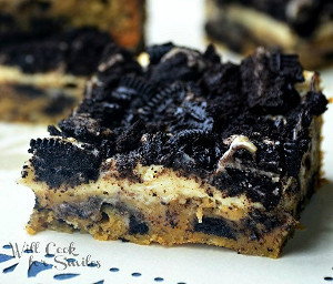 Oreo Cheesecake Cookie Bars