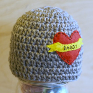 Daddy Tattoo Crochet Hat