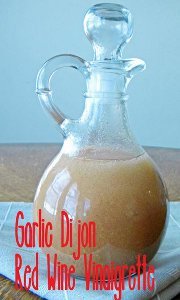 Homemade Garlic Dijon Red Wine Vinaigrette