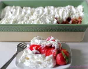 10-Minute Strawberry Cloud Cake