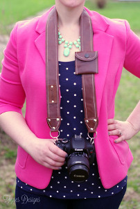 Basic and Brilliant Leather Camera Strap