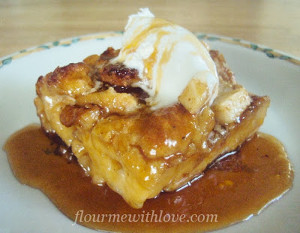 Caramel Apple Bread Pudding