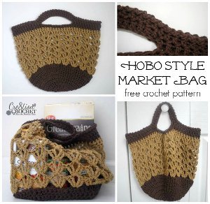 crochet farmer's market bag