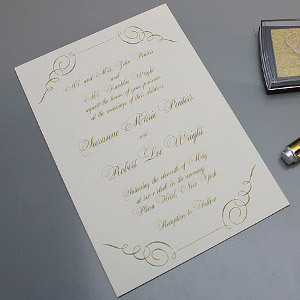 Baroque Wedding Invitation Template