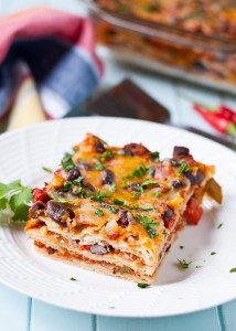 Gluten-Free Cheesy Mexican Tortilla Casserole