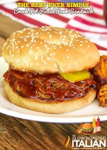 Best-Ever Slow Cooker Pulled Pork Sandwich