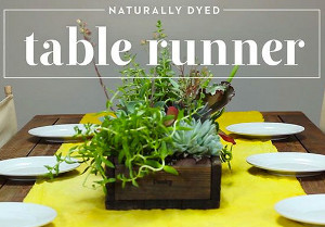 Refreshing Table Runner