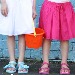 Precious Duct Tape Sandals