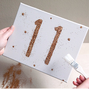 Sophisticated Glitter Table Numbers