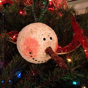 Jumbo Jolly Snowman Ornament