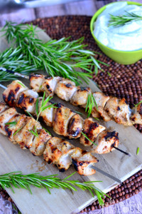 Buttermilk Ranch Chicken Skewers