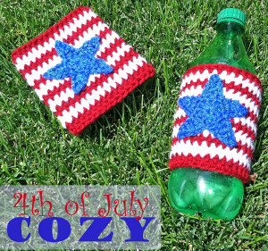 4th of July Cool Crochet Cozy