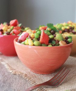 Edamame Pea and Corn Salad