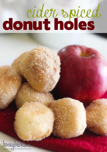 Cider Spiced Donut Holes