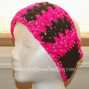 Radiantly Reflective Crochet Headband Radiantly Reflective Crochet Headband