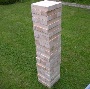 DIY Giant Jenga Game