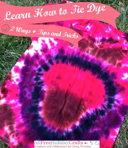 Learn How to Tie Dye with Different Tie Dye Techniques