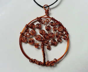 Swirly Tree of Life Pendant