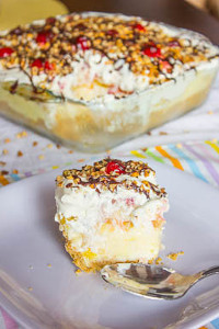 Louisiana-Inspired Banana Split Cake