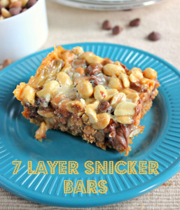 Snickers 7 Layer Bars