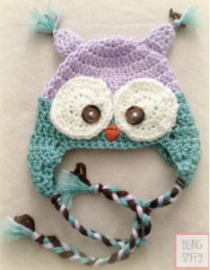 Unforgettable Owl Newborn Crochet Hat