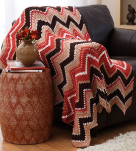 Fall Zig Zag Afghan Pattern