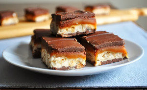 Snickers Fudge Bars