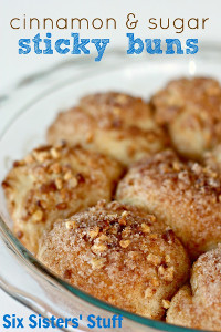 Cinnamon and Sugar Sticky Buns