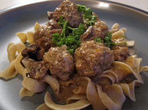 Creamy Mushroom Meatballs