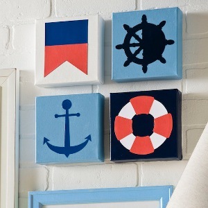 Nifty Nautical Canvases