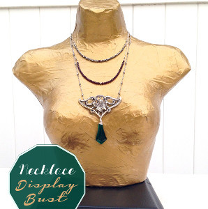 Mod Necklace Display Bust Mod Necklace Display Bust