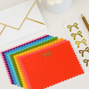 Gold Bow Stationery