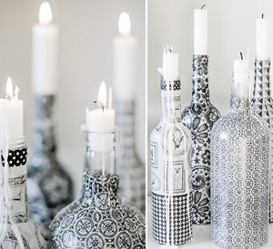Enchantingly Elegant Wax-Dripped Centerpieces Enchantingly Elegant Wax-Dripped Centerpieces