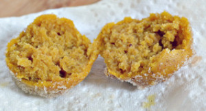 Fluffy Pumpkin Spice Donut Holes
