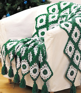 Old Fashioned Evergreen Crochet Blanket Pattern