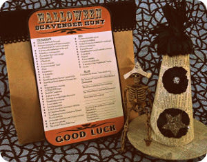 The Halloween Scavenger Hunt Free Printable List