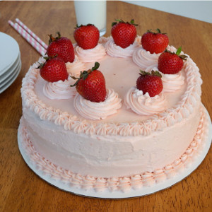 Southern Strawberry Cake