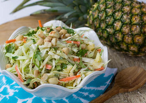 Crunchy Summertime Pineapple Slaw