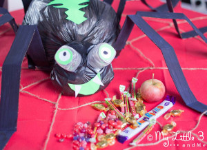 Upcycled Glow in the Dark Spider