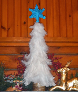 Feather Christmas Tree Tutorial
