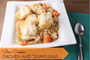 Easy Slow Cooker Chicken and Dumplings
