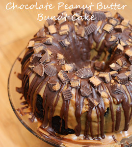 Peanut Butter Cup Bundt Cake