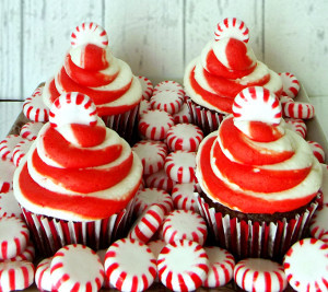 Peppermint Mocha Cupcakes