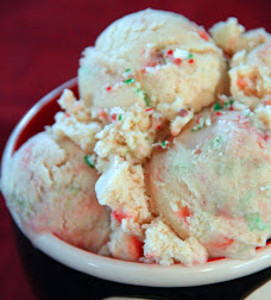 Homemade Candy Cane Ice Cream