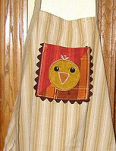 Dishtowel to Apron Transformation Dishtowel to Apron Transformation